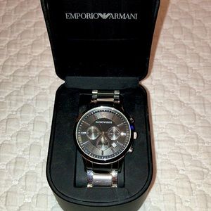 Emporio Armani Quartz Chronograph Men’s Watch Stainless 43mm